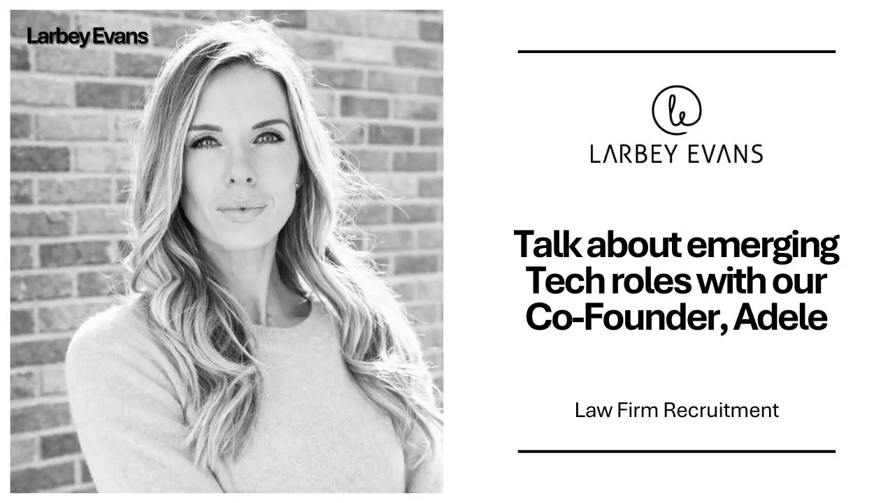 Talk about emerging Tech roles with our Co-Founder, Adele