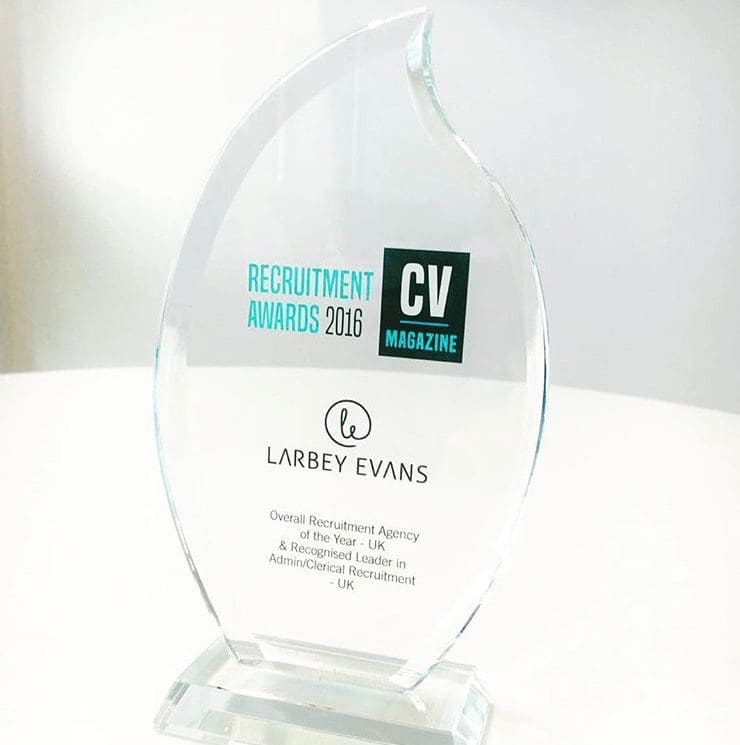 Larbey Evans: Recruitment Award Winners!